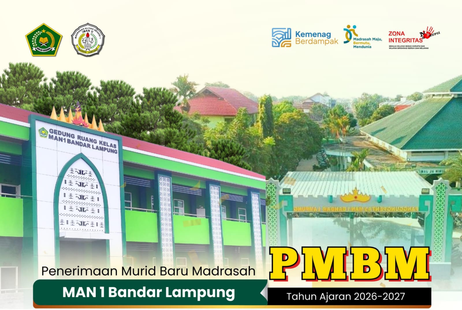 Informasi Persyaratan dan Ketentuan Pendaftaran PMBM MAN 1 Bandar Lampung Tahun Ajaran 2026/2027